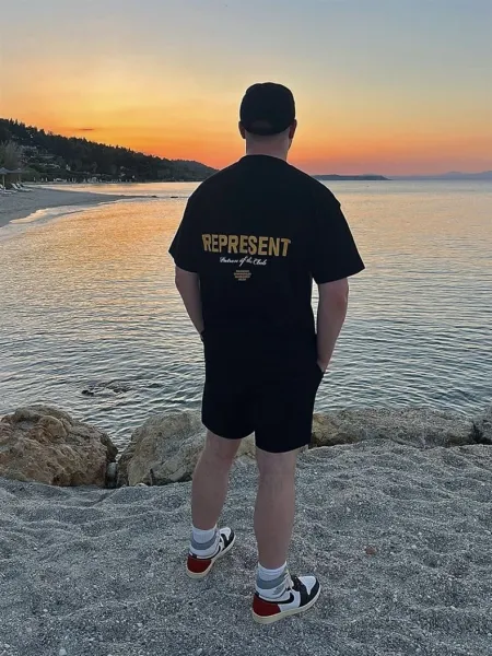 Represent Represent of Los Angeles Black T-Shirt - 34