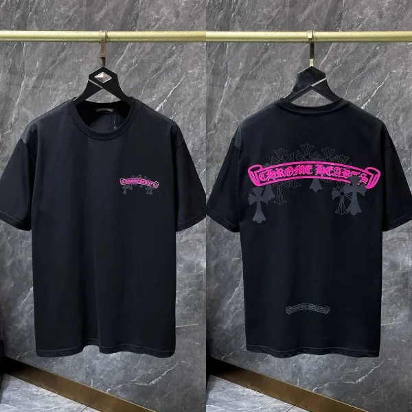Chrome Hearts Cross Banner Black T-Shirt - 1