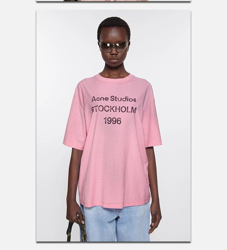 Acne Studios Stockholm 1996 Long Sleeve T-Shirt Pink - 36