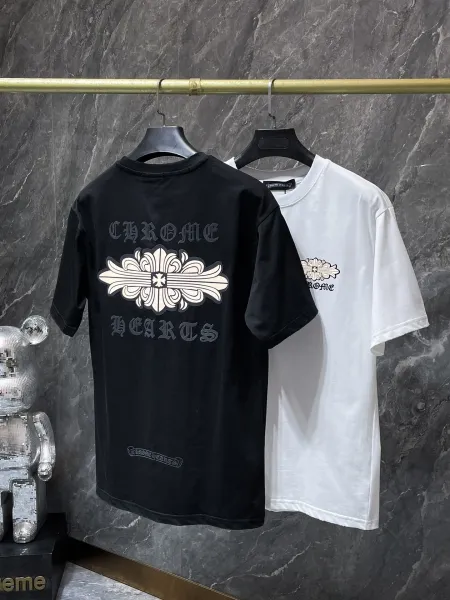 Chrome Hearts Embroidered Logo Black T-Shirt - 11
