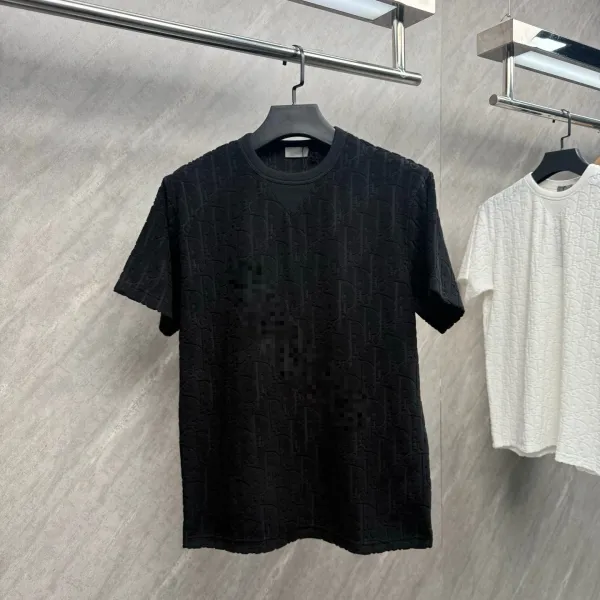Dior Oblique Jacquard T-Shirt Black - 1