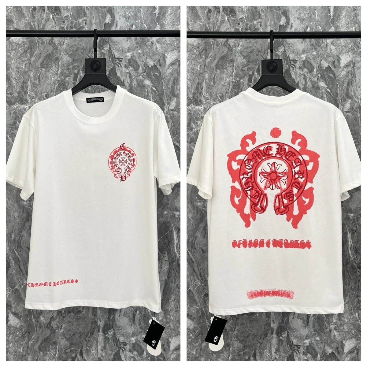 Chrome Hearts Floral Cross T-Shirt White - 11