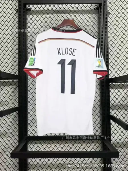 Adidas Germany 2014 World Cup Home Jersey Klose 11 White - 1