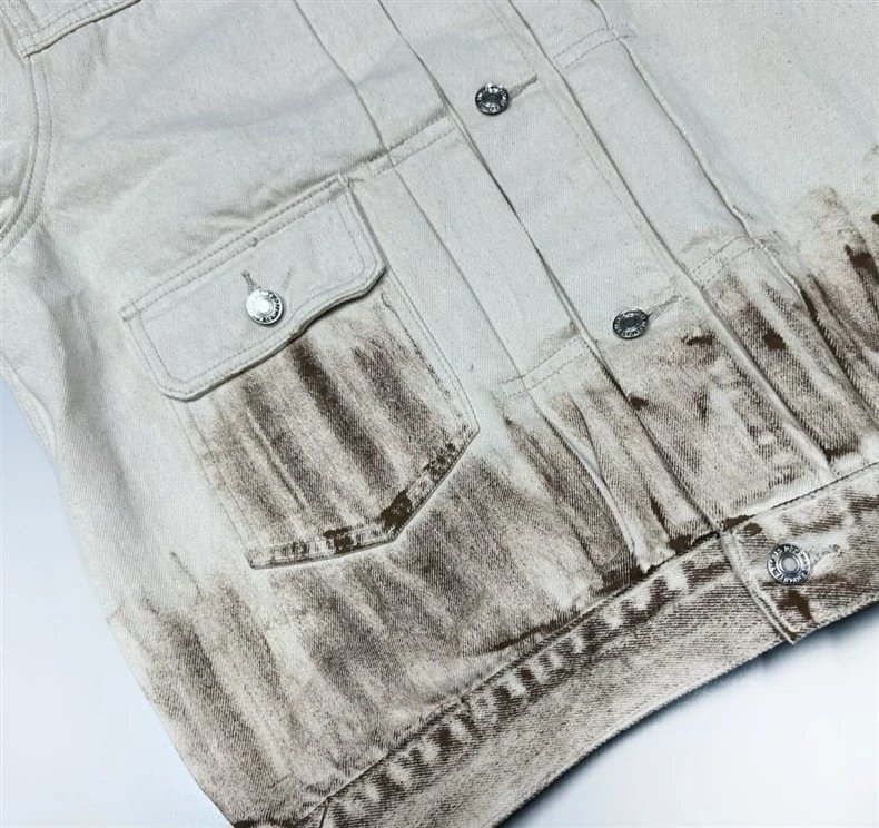 Design 2505 Washed Denim Jacket Multicolor - 12