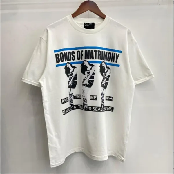 Design Bonds of Matrimony Madonna Graphic T-Shirt White - 1