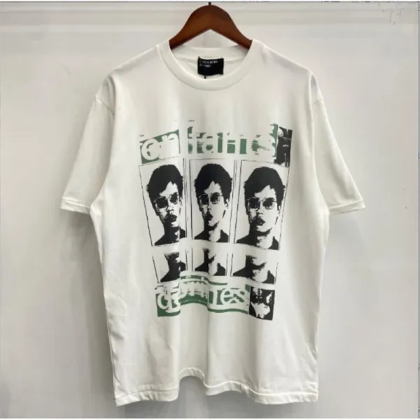 Design On Faites Green Print T-Shirt - 1