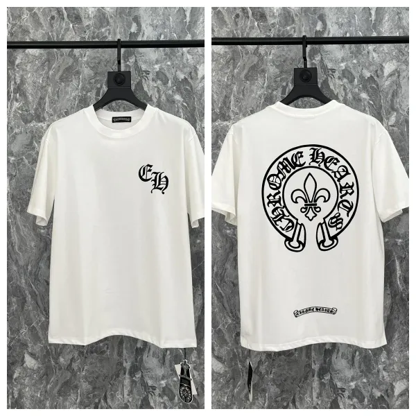 Chrome Hearts Logo Print White T-Shirt - 1