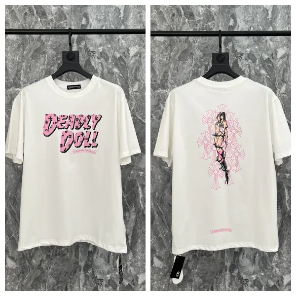 Chrome Hearts Deadly Doll White T-Shirt - 1