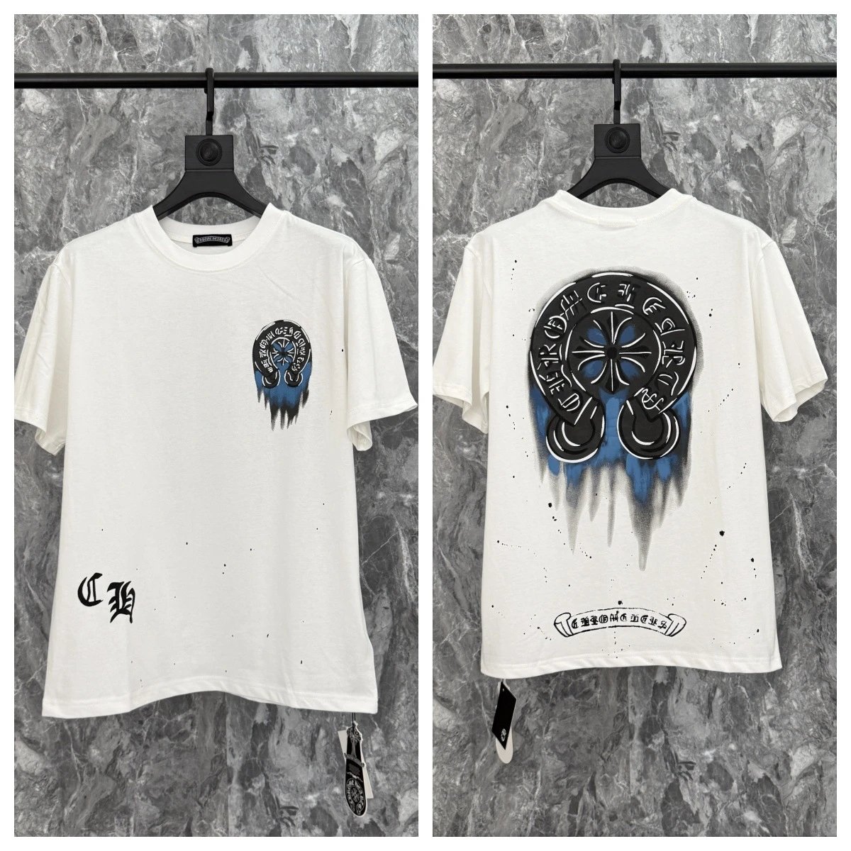 Chrome Hearts Floral Cross T-Shirt White - 9