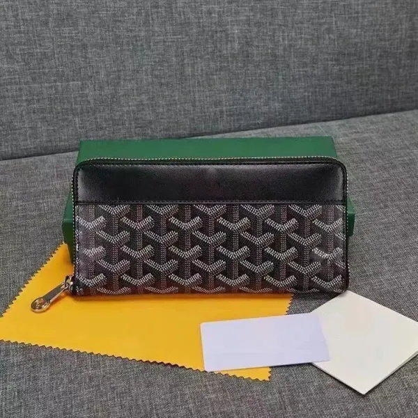 Goyard Saint Louis Long Wallet Gray Monogram Canvas - 6