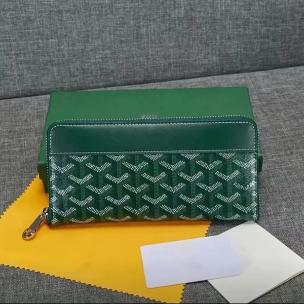 Goyard Saint Louis Long Wallet Gray Monogram Canvas - 2