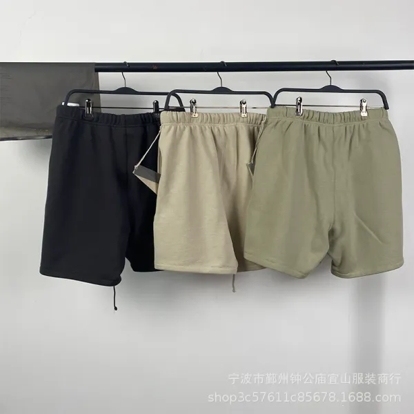Design 1977 Logo Drawstring Shorts Black / Beige / Gray - 11