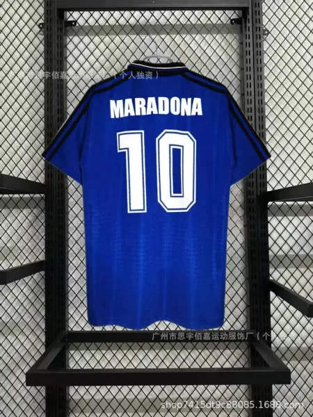 Design France National Team Zidane 10 Blue Retro Soccer Jersey - 4