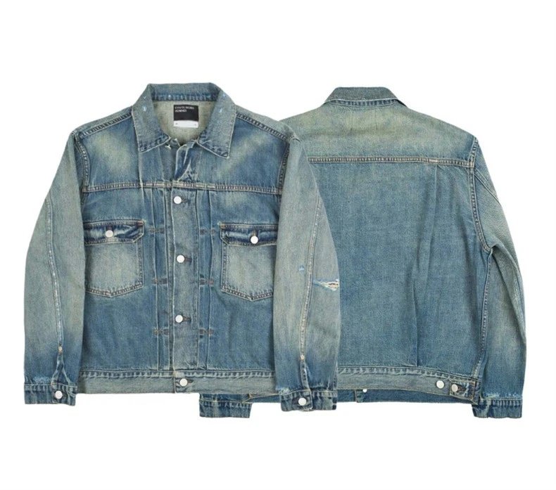 Design 2505 Washed Denim Jacket Multicolor - 3