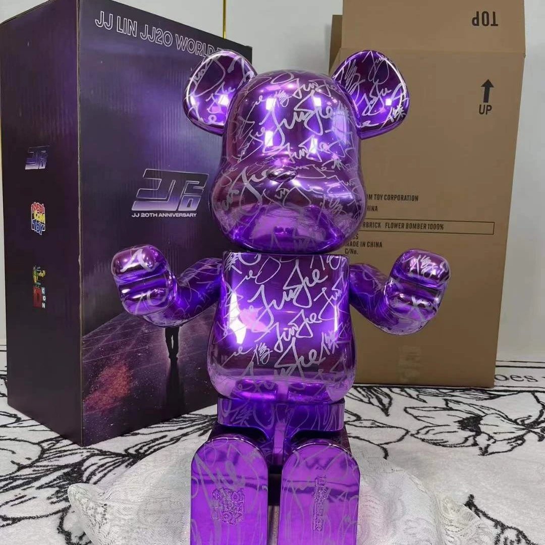 Medicom Toy Bearbrick Giraffe Print 1000% Collectible Figure Electronics - 10