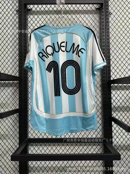 Design Argentina National Team Riquelme #10 Home Jersey - 1