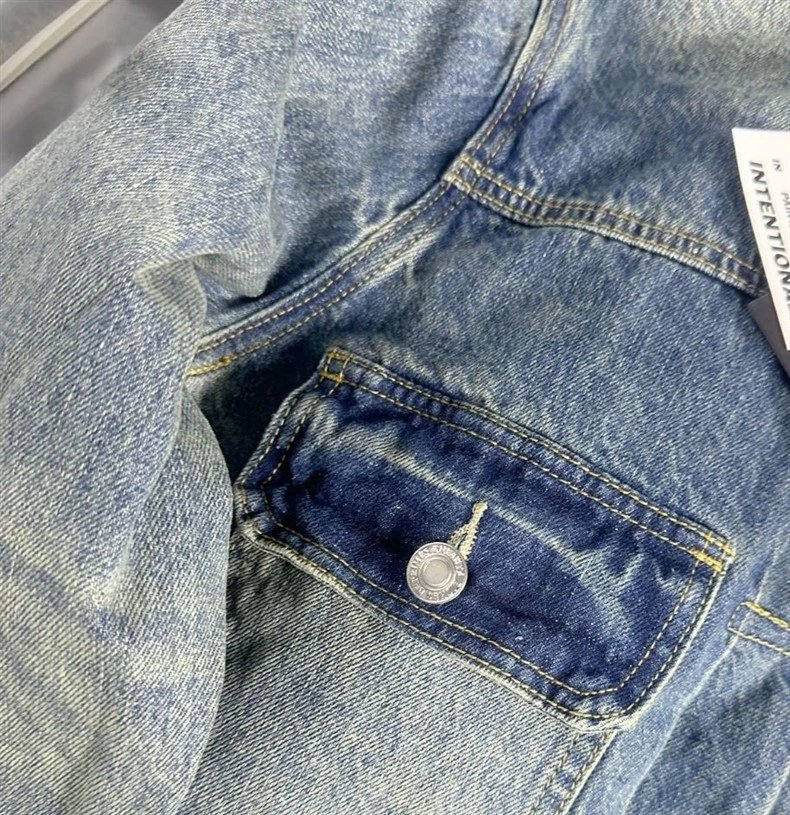Design 2505 Washed Denim Jacket Multicolor - 6
