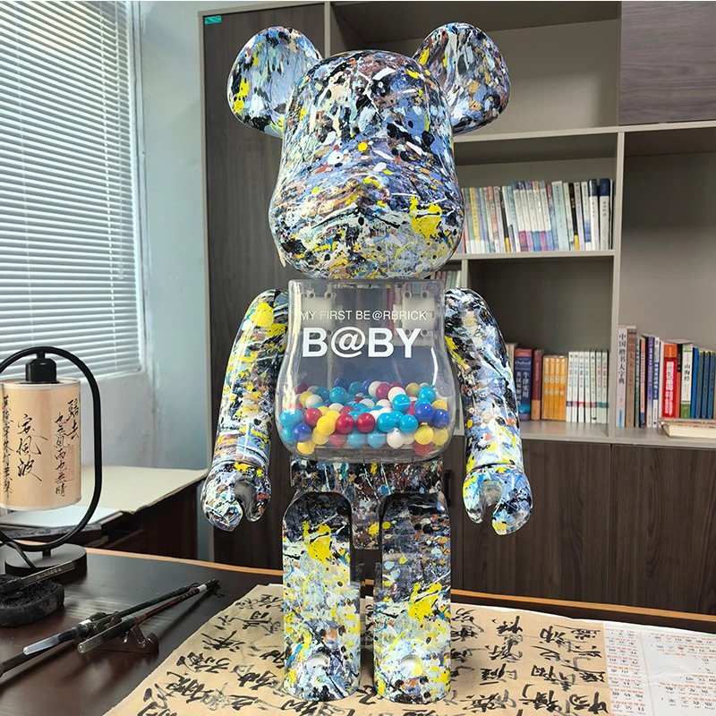 Medicom Toy Bearbrick Giraffe Print 1000% Collectible Figure Electronics - 27