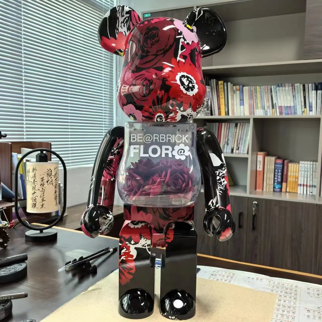 Medicom Toy Bearbrick Giraffe Print 1000% Collectible Figure Electronics - 29