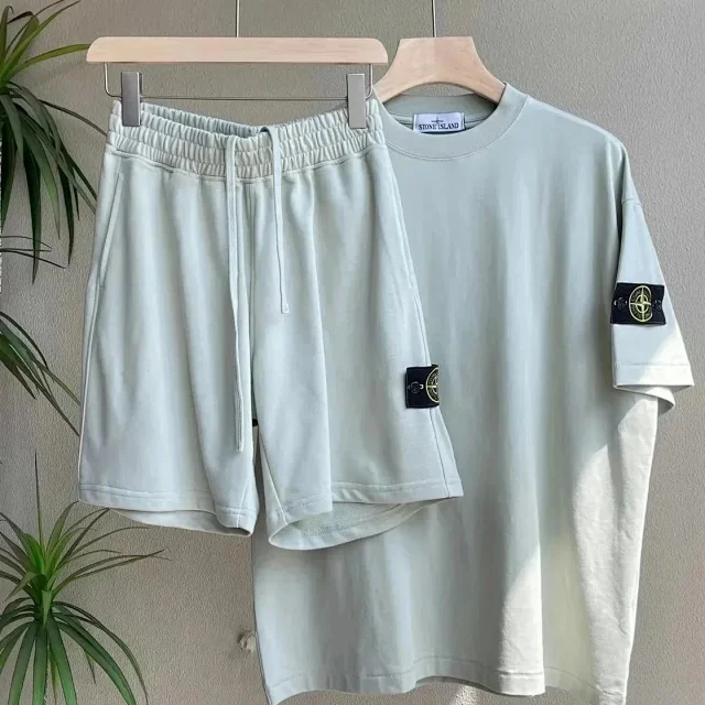 Stone Island Shorts Drawstring with compass badge product detail image 6