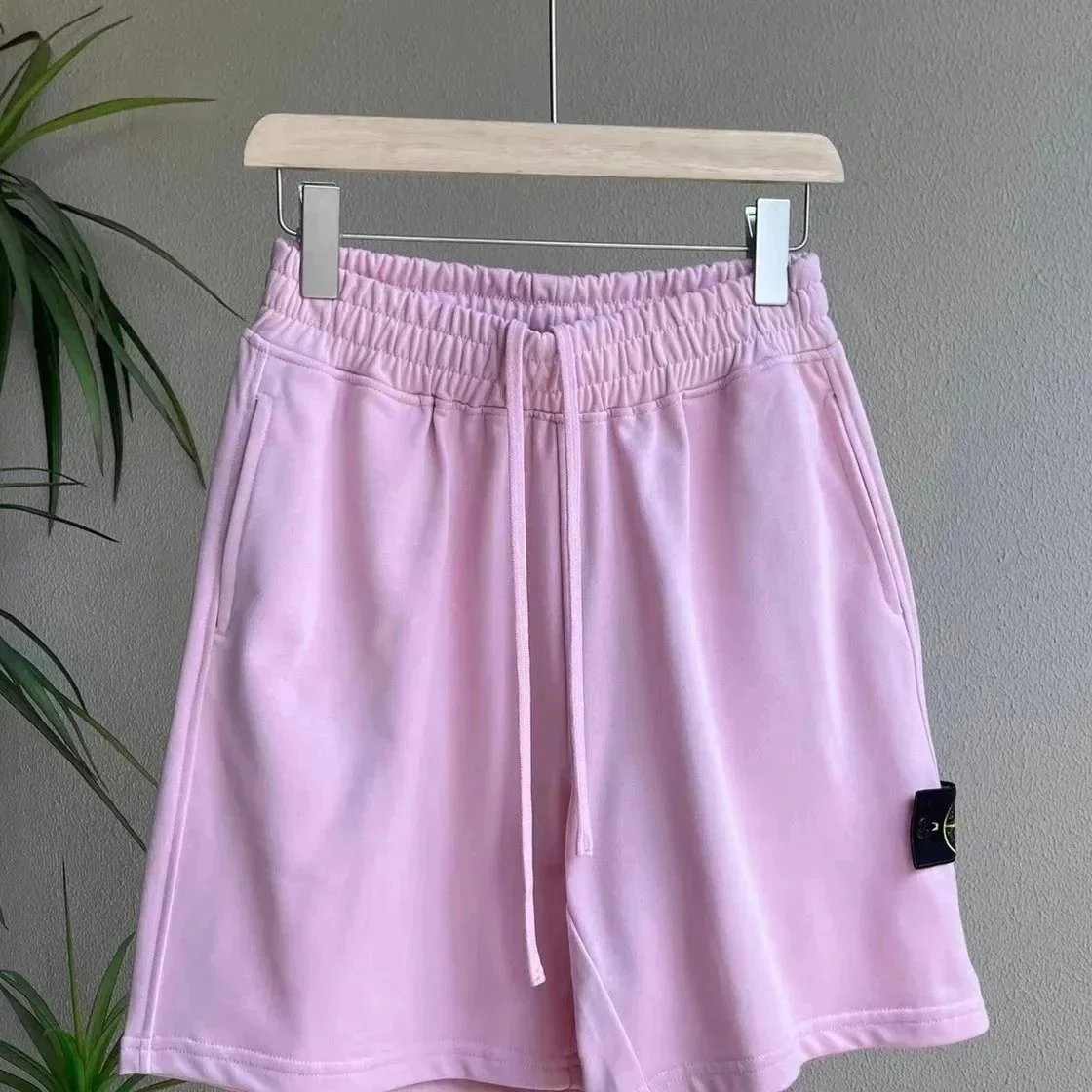 Stone Island Stone Island Pink Elastic Waist Shorts Pink