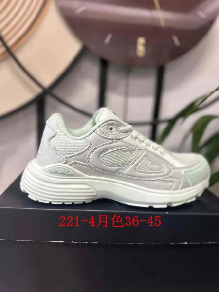 Dior B23 Low Mint Green Chunky Sneakers - 1