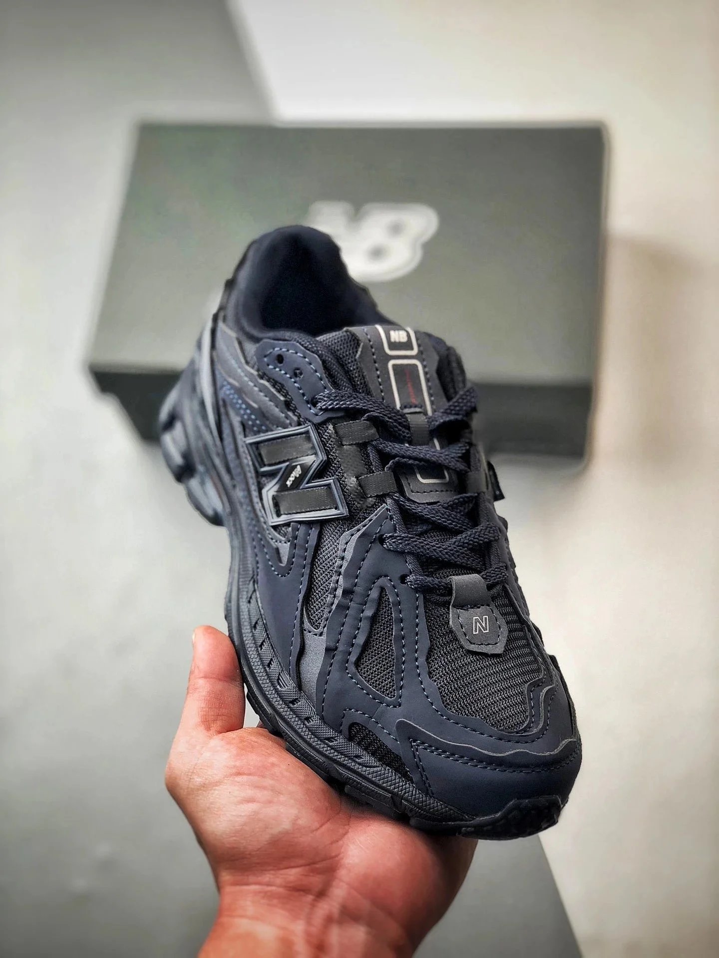 New Balance 1906D Eclipse Navy Reflective Retro Casual Running Shoes Real Photos Original Last Perfect Details Breathable Mesh and Suede Leather Upper ENCAP Midsole with N-ERGY Cushioning Technology