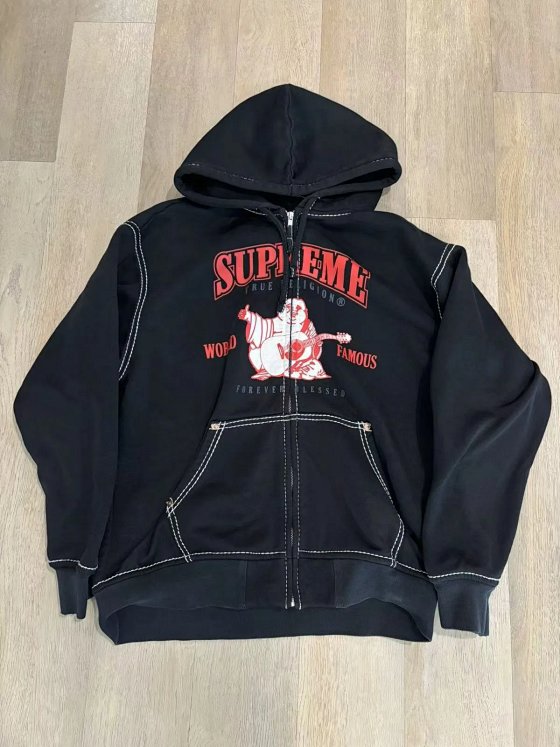 SUP-U-Zipper Sweatshirt Hooded Cardigan Zipper Hoodie Hooded cardigan