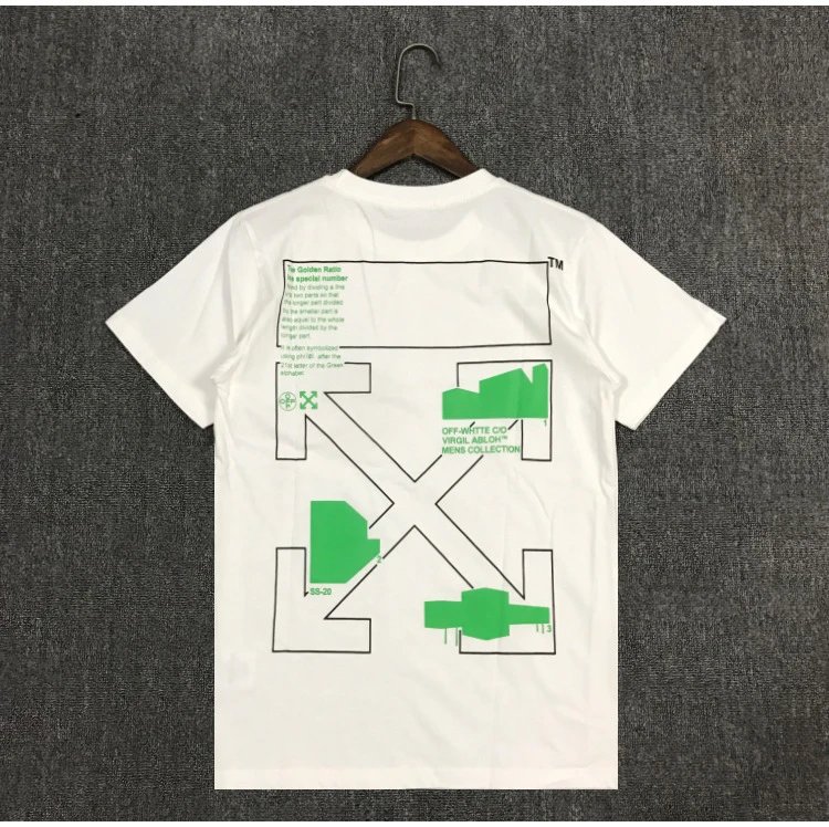 White (green letter arrow)