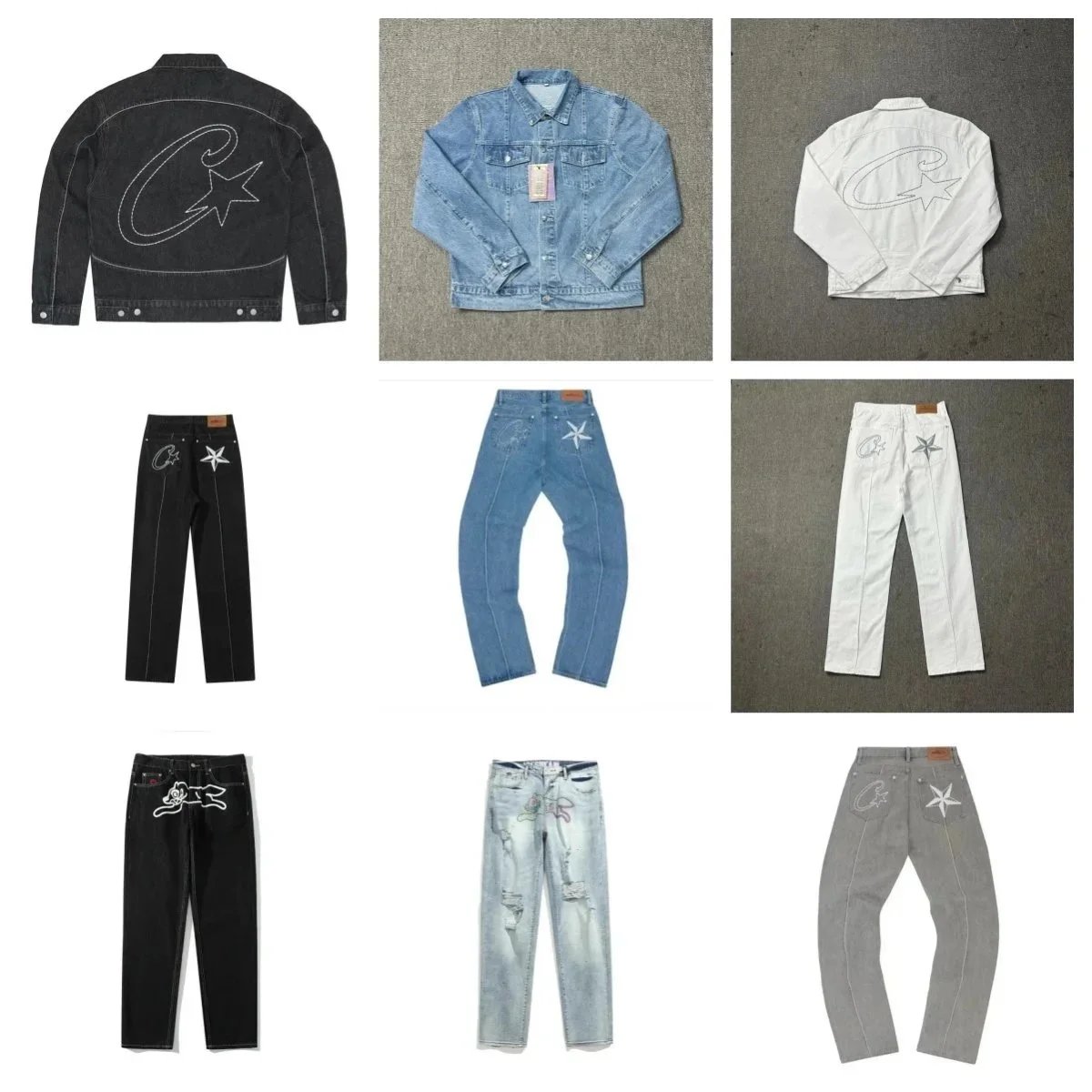 Corteiz C-Star Denim Jacket/Pa