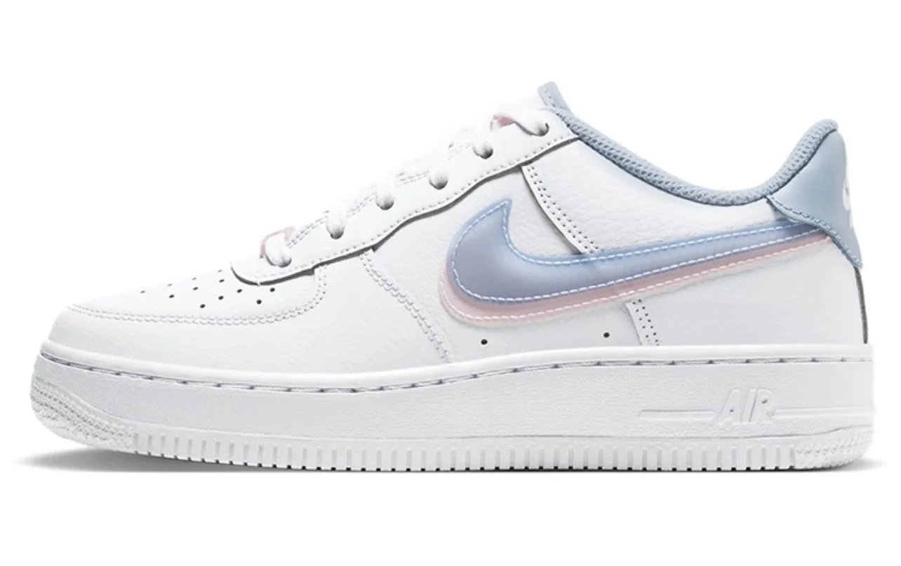 Blue Pink Double Swoosh