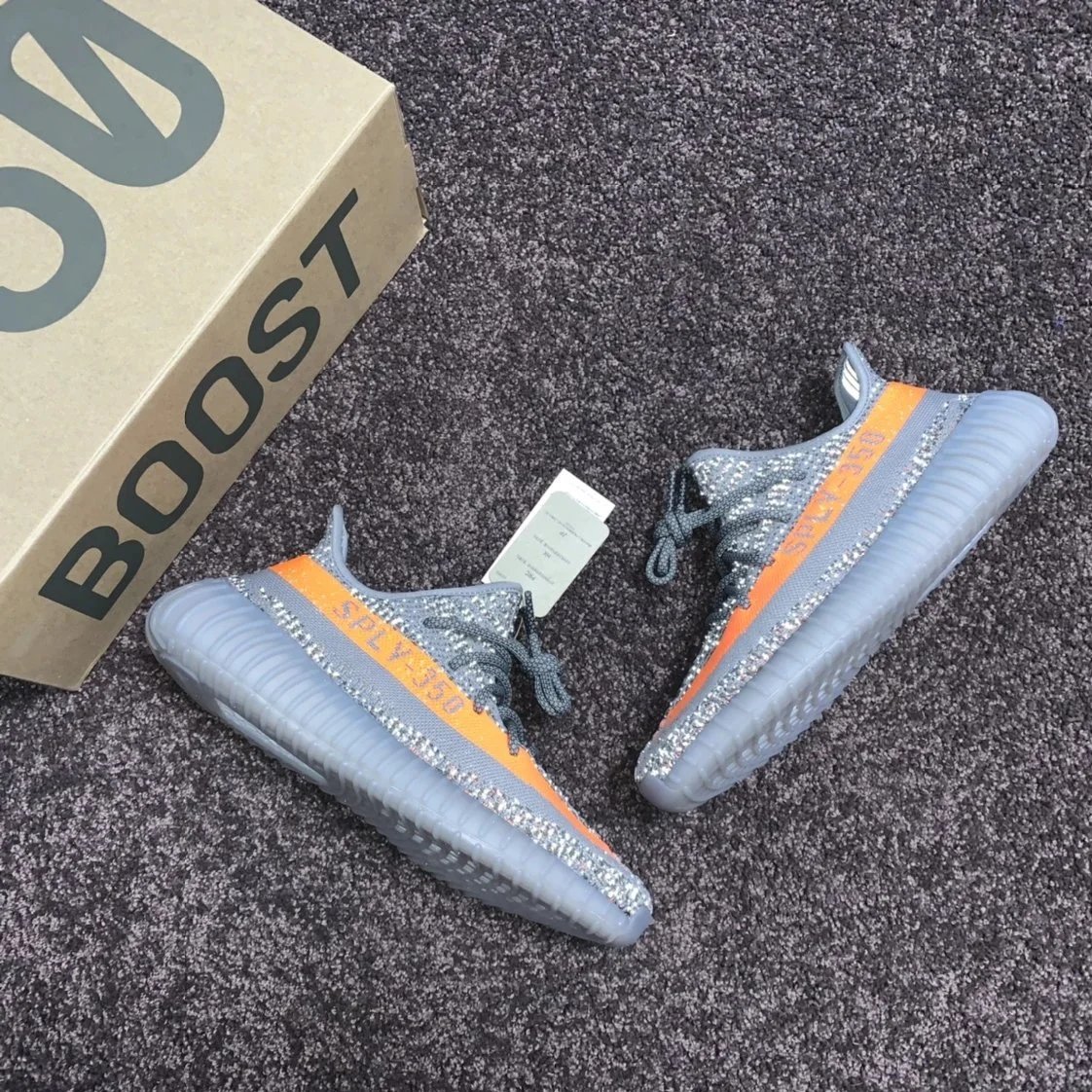 Gray Orange Starry Sky