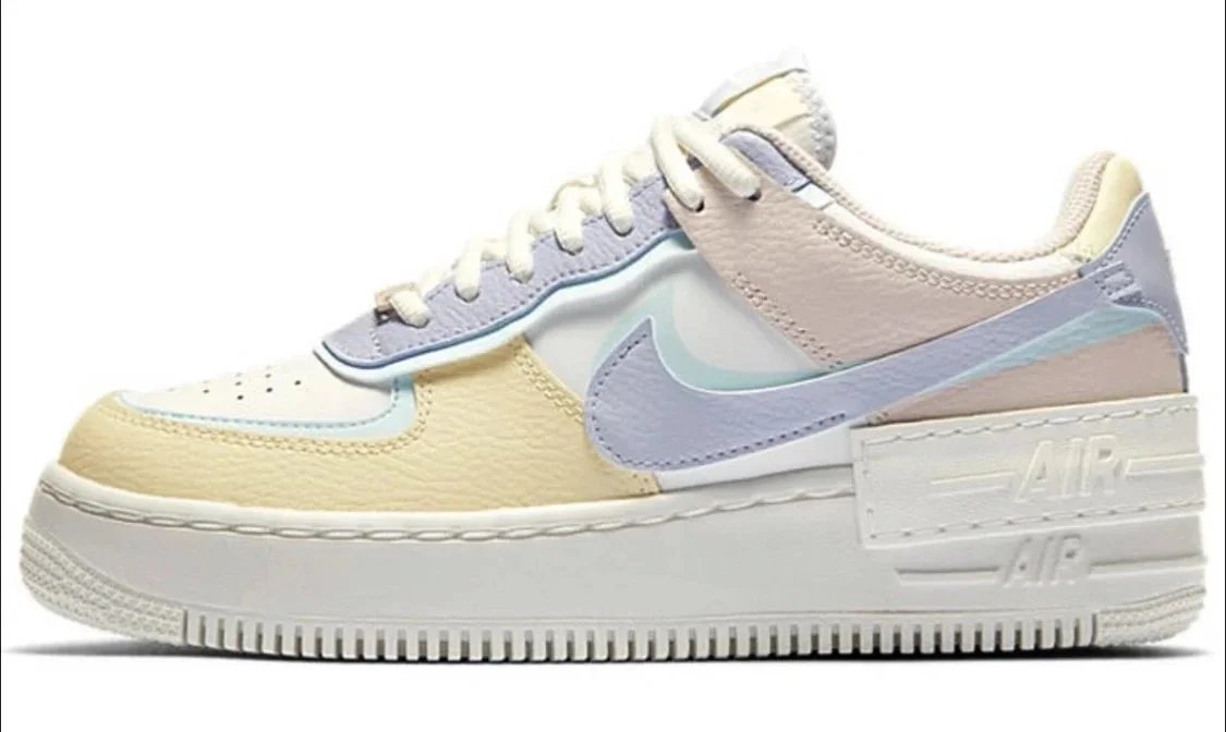Macaron White Blue Pink (35.5-40)