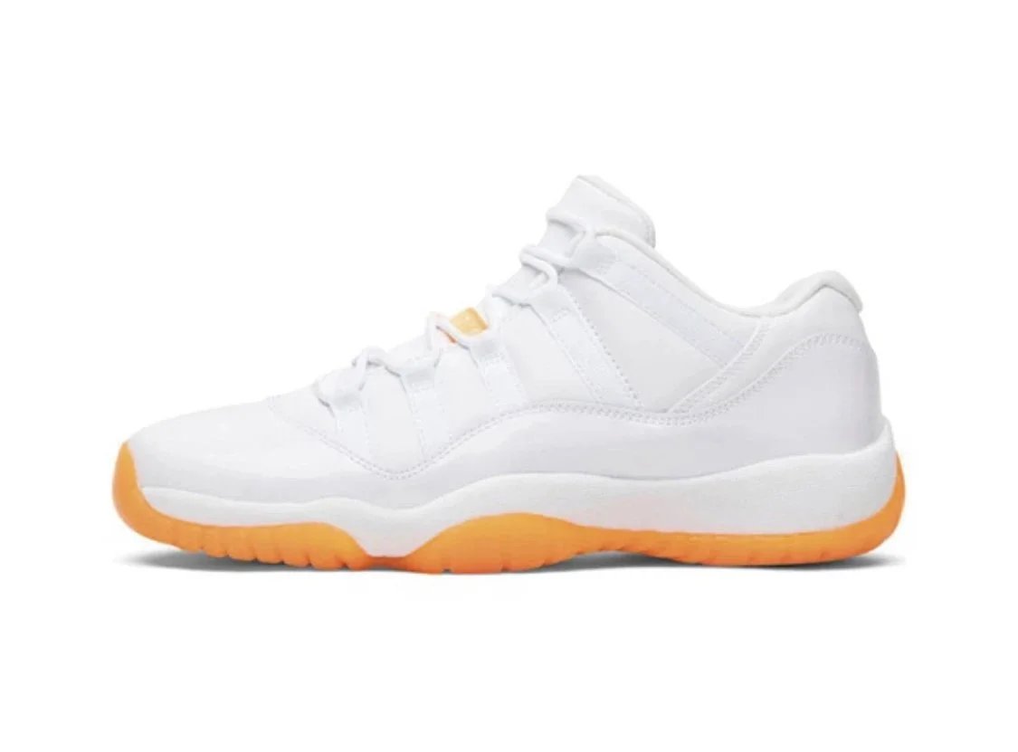 Low Top White Orange