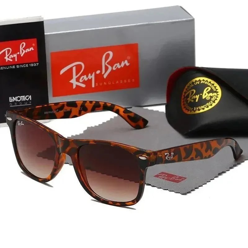 2-140 Leopard Print Brown Lenses + Case
