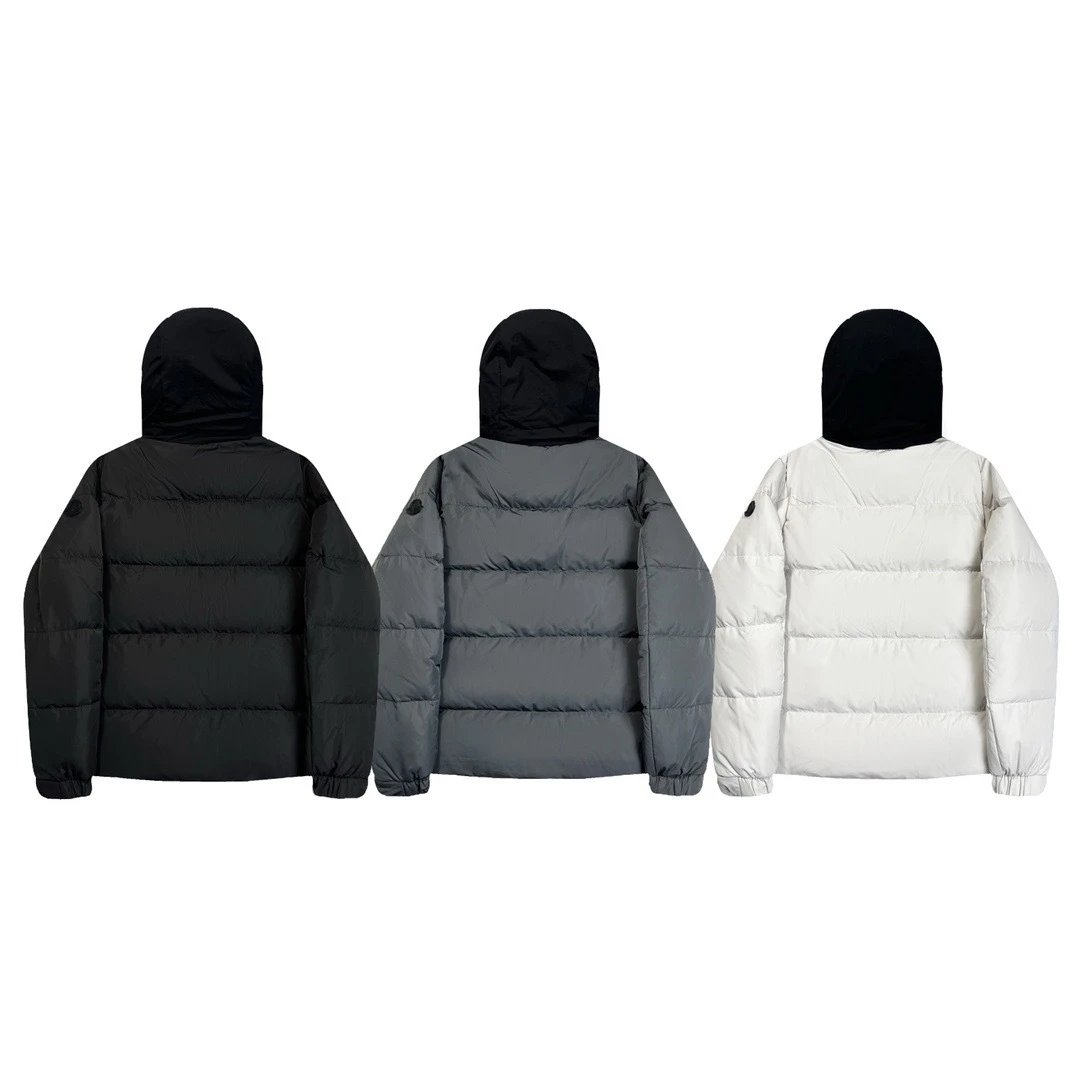 Saint Laurent Monogram-Embroidered Puffer Jacket Off-White - 14