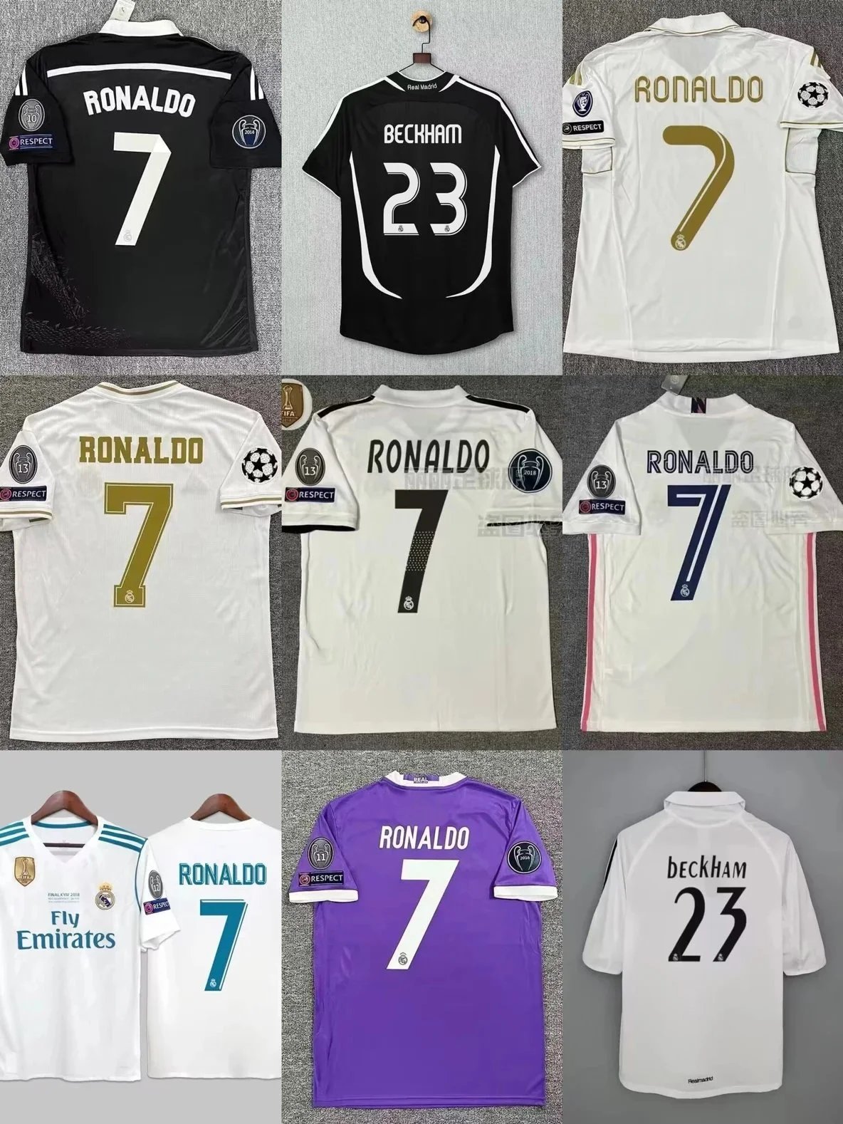 Real Madrid jersey. Vintage. No. 7.