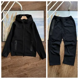 thumbnail for Jacket straight leg sweatpants athleisure suit men