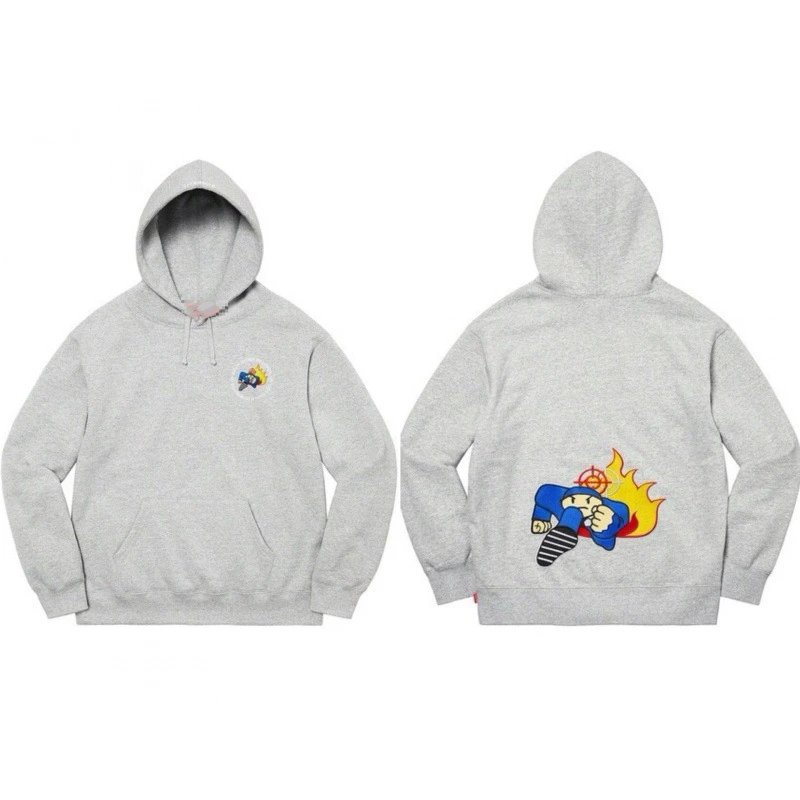 Gray (Cartoon Embroidery)