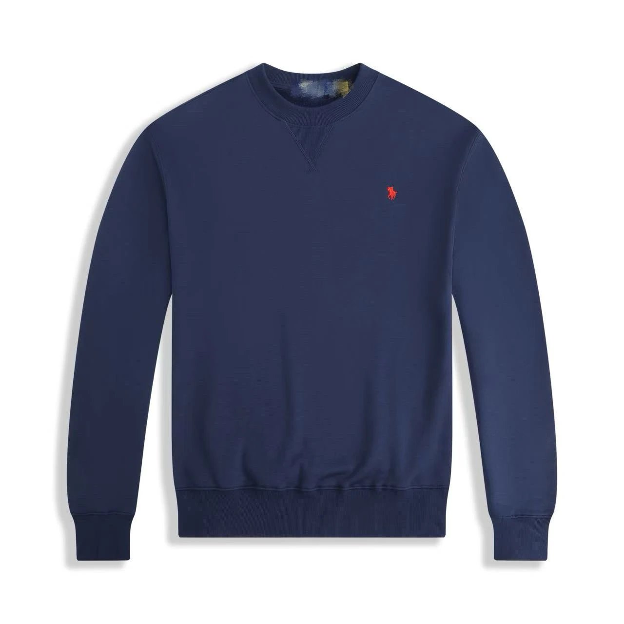 Navy Blue with Red Label