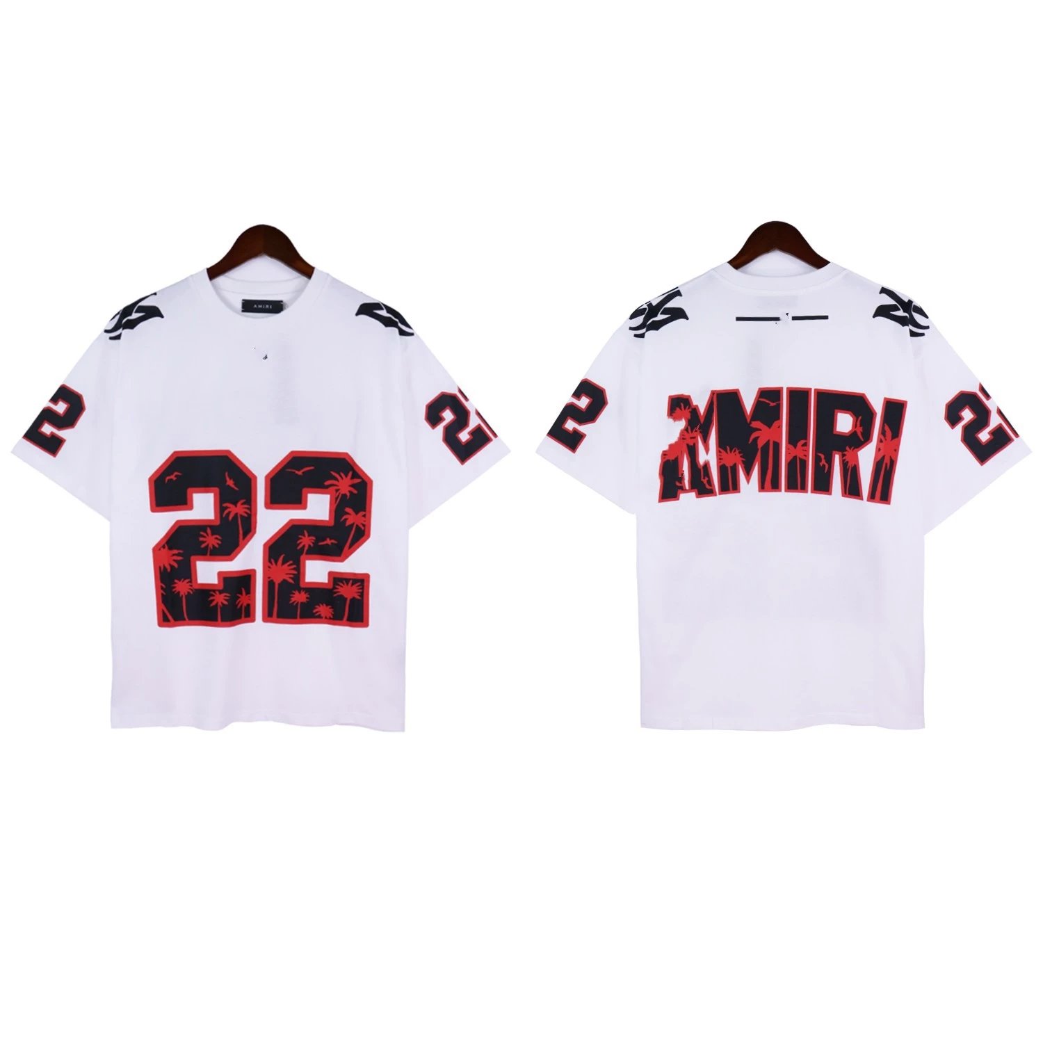 Amiri T-shirt Palm Tree 22 Graphic White