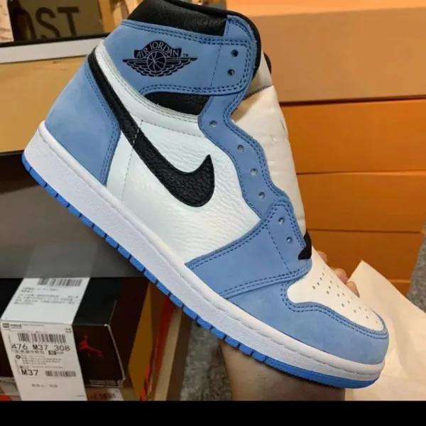 Air Jordan 1 High OG UNC Blue Sneakers - 1