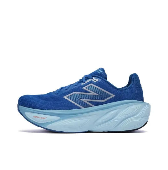 New Balance Fresh Foam X More v4 Blue Sneakers Running Shoes - 1