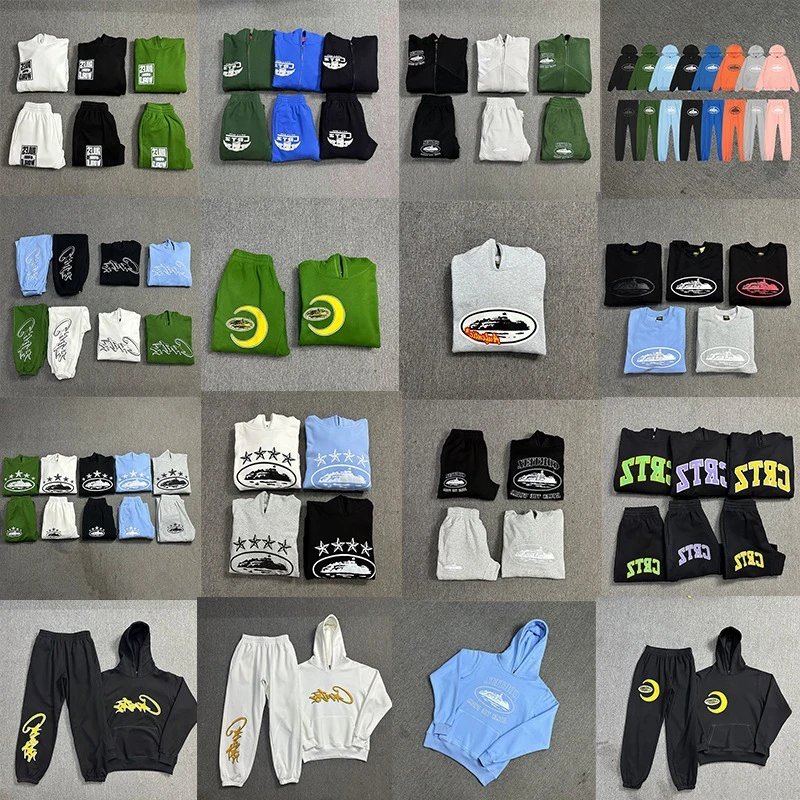 秋冬套装印花街头男女宽松运动连帽卫衣休闲卫裤