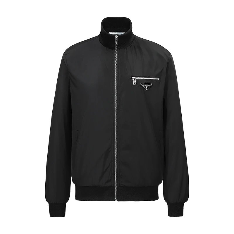 胸前口袋拉链夹克男女宽松外套厂家直出