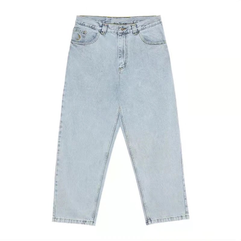 Light Blue New Embroidery Oversize