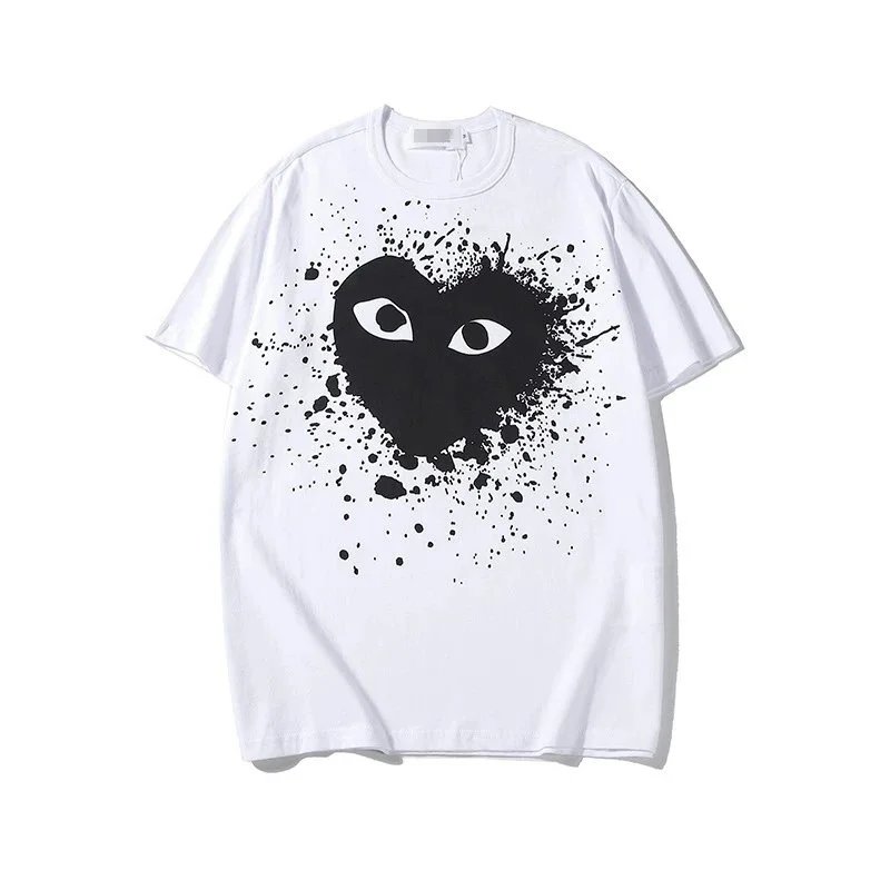 CJ Big Black Ink Splash] White