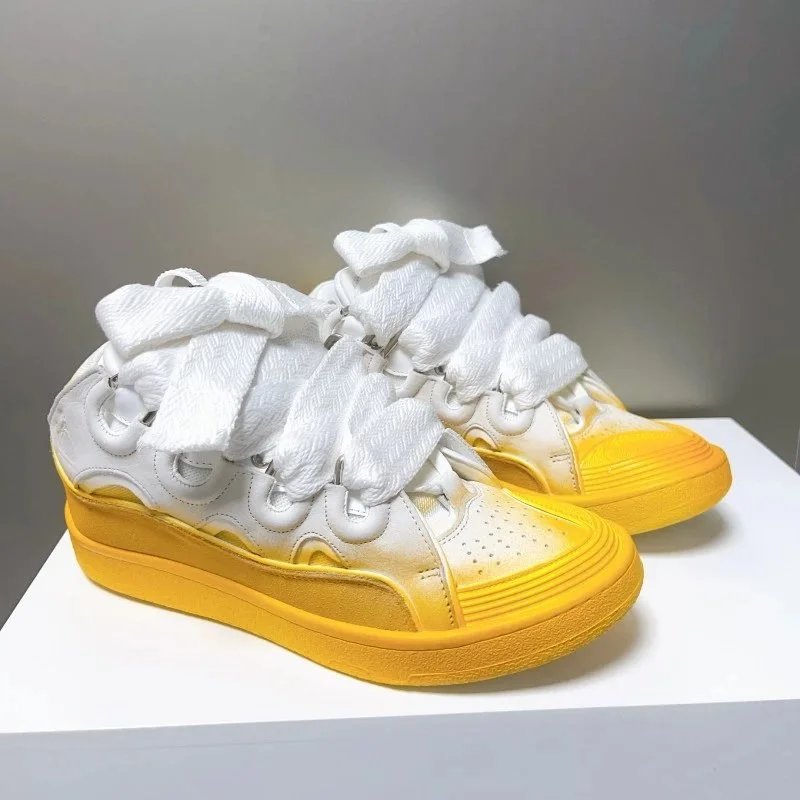 White with yellow