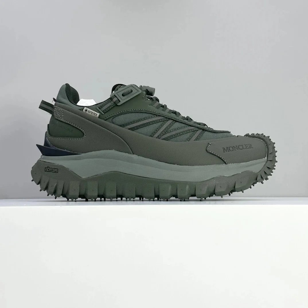 Moncler Trailgrip GTX Gore-Tex Trail Sneakers Green