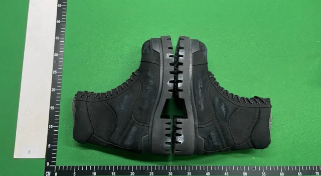 Unbranded Boots Canvas Lace-Up Side-Zip Combat product detail image 1